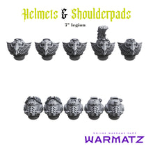 Helmets & Shoulderpads Pack for uncustom armies: 7th Legion IF