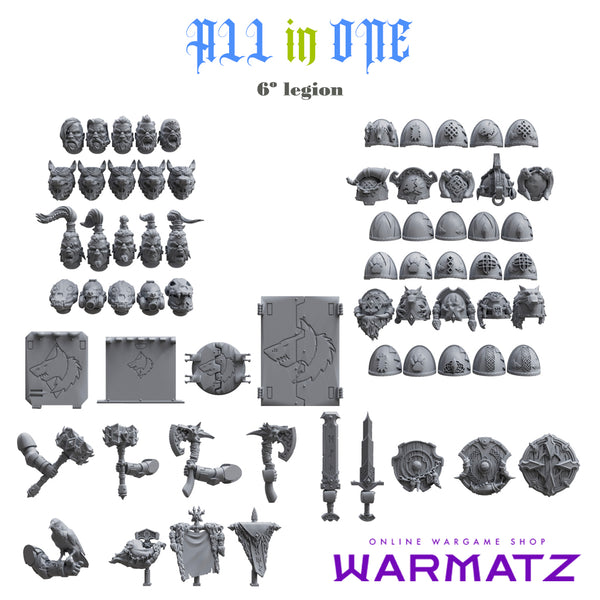 ALL in ONE MEGA Pack for uncustom armies: 6th Legion SW