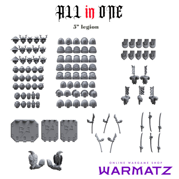 ALL in ONE MEGA Pack for uncustom armies: 5th Legion WS