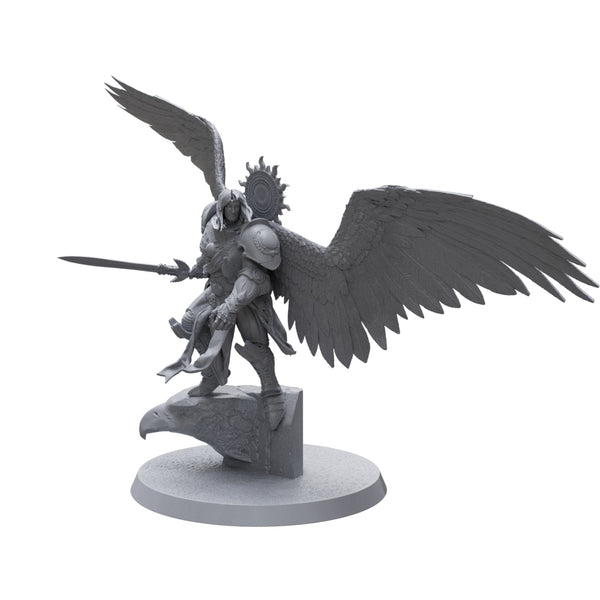 Custom miniature Lieutenant Archangel of the Order of the Holy Death 3d printed, oficial game scale
