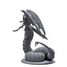 Custom miniature serpentine demon from hell of lust 3d printed, oficial game scale