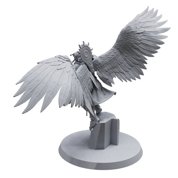 Custom miniature Lieutenant Archangel of the Order of the Holy Death 3d printed, oficial game scale