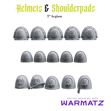 Helmets & Shoulderpads Pack for uncustom armies: 7th Legion IF