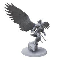 Custom miniature Lieutenant Archangel of the Order of the Holy Death 3d printed, oficial game scale