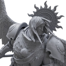 Custom miniature Lieutenant Archangel of the Order of the Holy Death 3d printed, oficial game scale