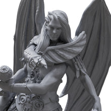 Custom miniature serpentine demon from hell of lust 3d printed, oficial game scale