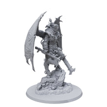 Custom miniature Bloody Hell Demon King 3d printed, oficial game scale