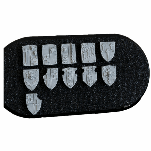 Black templars 5 spacemarines shield w40k