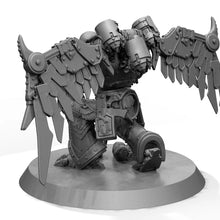 Conquer the battlefield with Corvus Corax, Primarch of the Raven Guard!  This Warmatz-exclusive custom Warhammer 40k figure is a unique piece of art that you won't find anywhere else.  With a scale identical to that of any Warhammer 40k Primarch, Corvus Corax is ready to lead your Space Marines to victory.