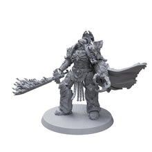 King of the lion empire with a sword of fire Custom 3D Printed Miniature