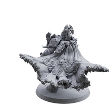 King of the lion empire with a sword of fire Custom 3D Printed Miniature