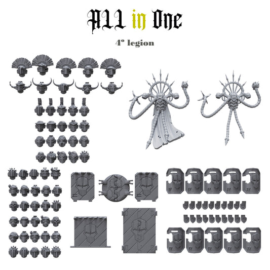 ALL in ONE MEGA Pack for uncustom armies: 4th Legion I.W.