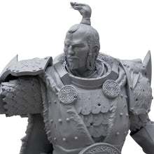 Custom miniature Gengis Kan 3d printed, oficial game scale