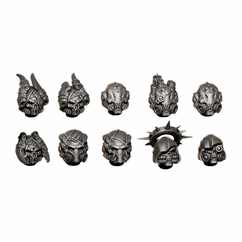 Helmets & Heads - Legion of the Damned Pack1