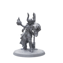 Custom miniature the colossal Red Wizard 3d printed, oficial game scale