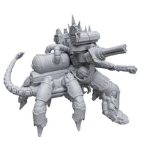 Custom miniature Demonical war machine 3d printed, oficial game scale