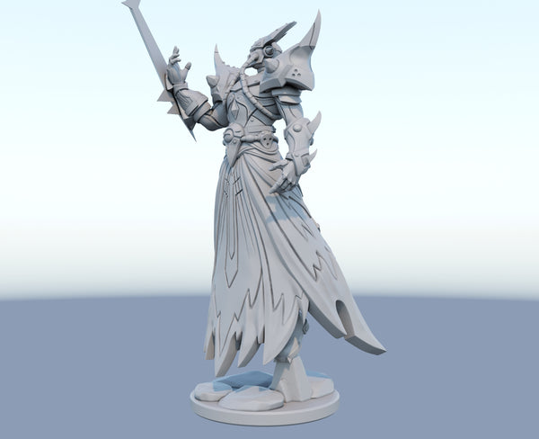 Kassadin 3D-printed League of Legends champion figure. Decorate your gaming setup or home with your favorite League of Legends champion! Choose between the unpainted version, perfect for you to paint yourself, or the hand-painted version by a professional painter. Order your figure today!