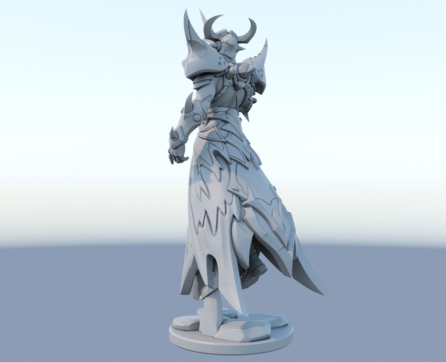Kassadin 3D-printed League of Legends champion figure. Decorate your gaming setup or home with your favorite League of Legends champion! Choose between the unpainted version, perfect for you to paint yourself, or the hand-painted version by a professional painter. Order your figure today!