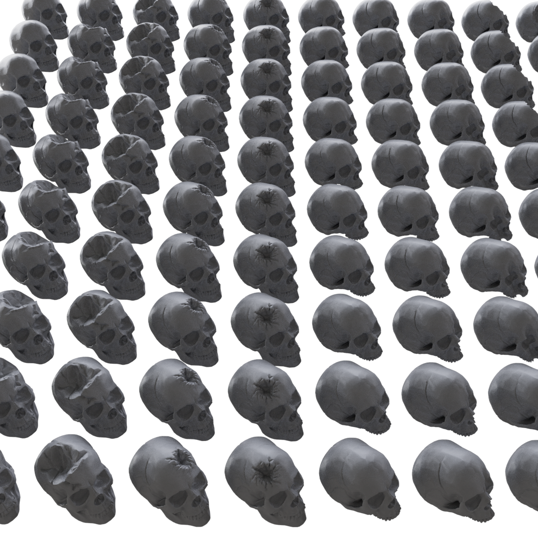 300x Skulls for decoration of bases and terrain
