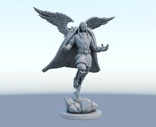 Swain 3D-printed League of Legends champion figure. Decorate your gaming setup or home with your favorite League of Legends champion! Choose between the unpainted version, perfect for you to paint yourself, or the hand-painted version by a professional painter. Order your figure today!